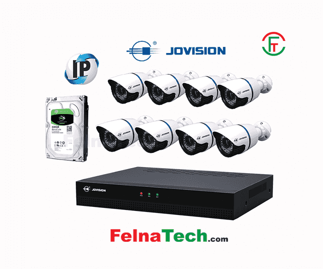 Jovision 6 Camera IP CCTV Package