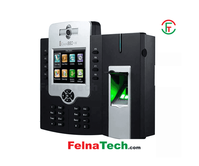 ZKTeco iClock880 WiFi Fingerprint Time Attendance & Access Control Terminal